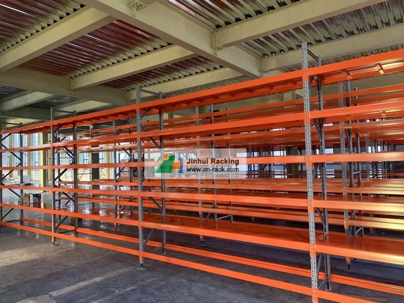 What safety measures should be taken when using beam racking?