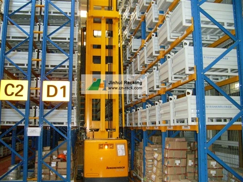 What is the installation time for narrow aisle racking?