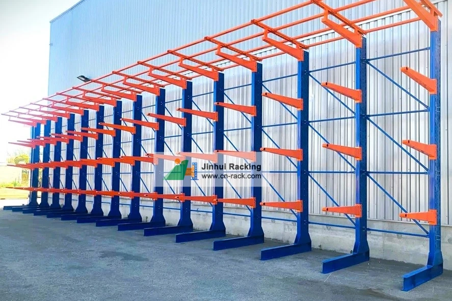 Can I use cantilever racking for storing solar panels?